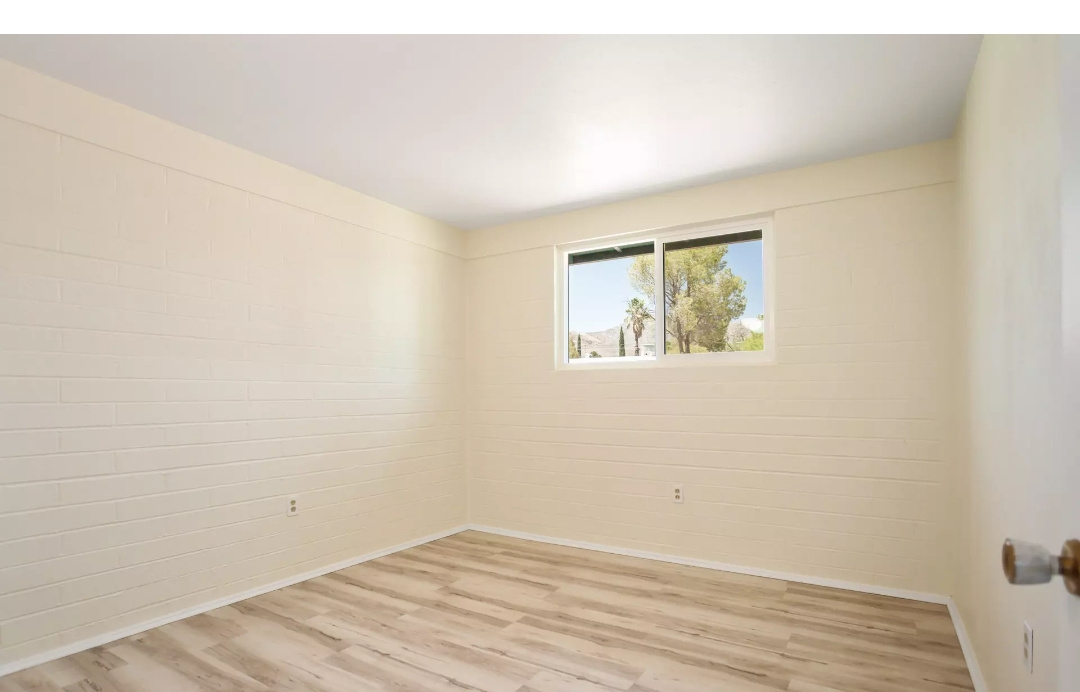 Finished bedroom